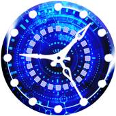 Hi Tech Modern Clock Wallpaper 1.0s