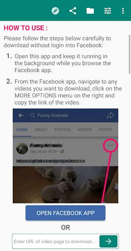 Video Downloader for Facebook Video Download screenshot 1