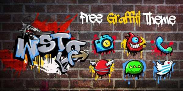 Graffiti GO Launcher Theme screenshot 4
