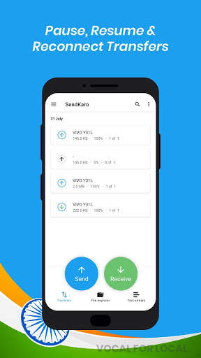 File Transfer & Share App ShareKaro Xender ShareIt screenshot 1