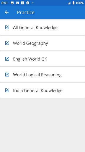 All in One General Knowledge Quiz App in English screenshot 3