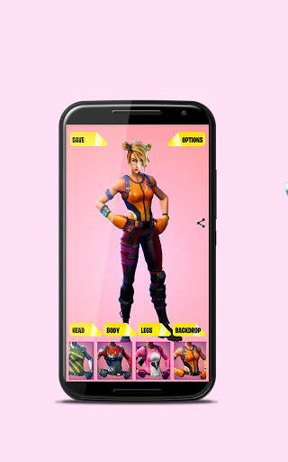 Create your Skin Girl Free Battle Royale screenshot 2
