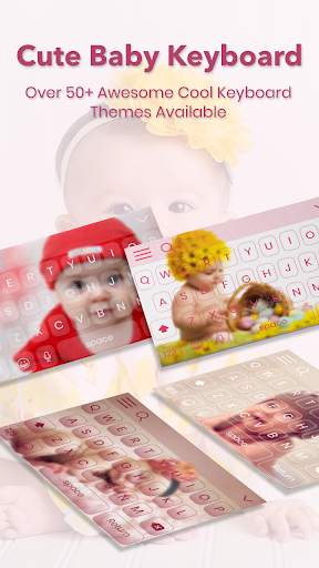 Cute Baby Keyboard screenshot 1