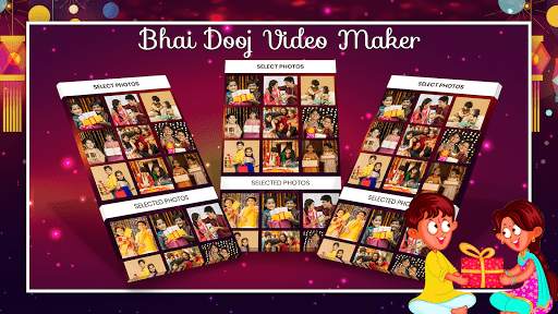 Happy Bhai Dooj Video Maker With Music screenshot 2