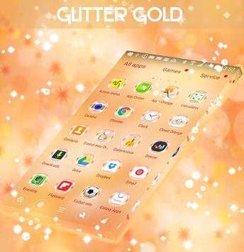 Glitter Gold Launcher screenshot 1