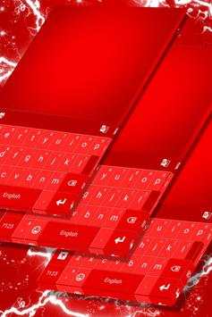 Red Keyboard Theme screenshot 1