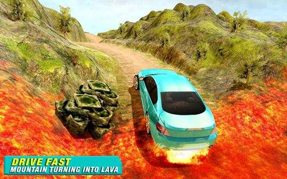 Hot Lava Walls Car Drive Sim screenshot 4