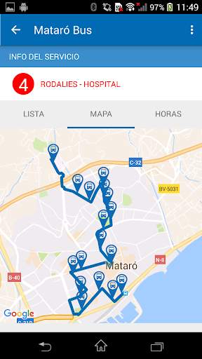 App Mataró Bus screenshot 3