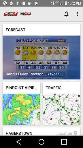 WDVM Weather - localDVM.com screenshot 1