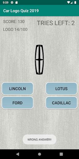 Car Logo Quiz 2019 screenshot 3