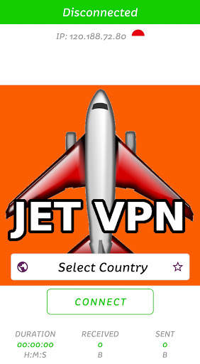 Jet VPN - Free Unlimited VPN Proxy screenshot 1