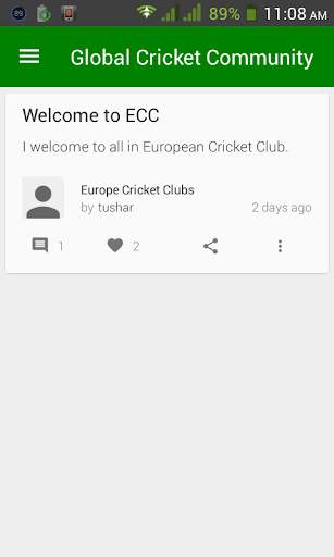Global Cricket Community screenshot 1