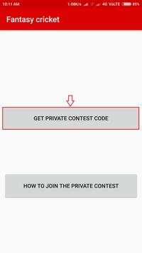 Dream11 Private Contest(Cricket, Football) screenshot 2