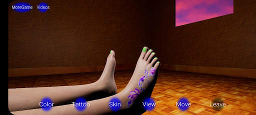 Woman feet 3D screenshot 1