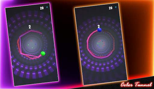 Tunnel : 3D Color Ball screenshot 1