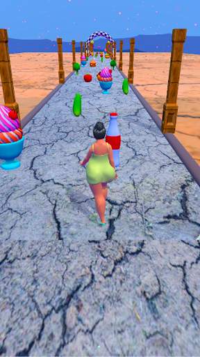 Fat 2 Fit - Body Race Challenge 3d screenshot 2
