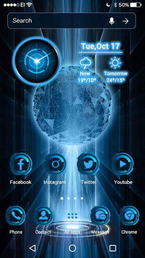 Science launcher theme &wallpaper screenshot 3