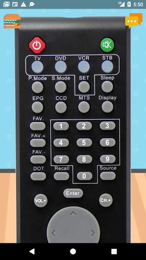 Remote Control For Viore TV screenshot 1