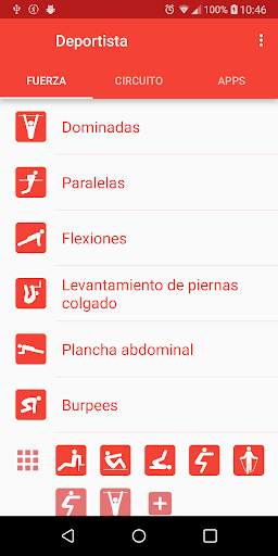 Deportista. Entrenamiento screenshot 1