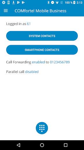 COMfortel Mobile Business screenshot 1