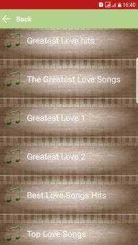 Greatest Love Songs MP3 screenshot 2