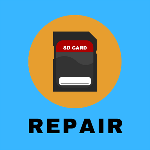SD Card fix repair icon