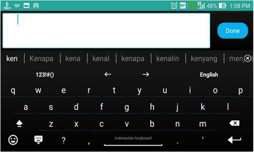 Indonesian for AnySoftKeyboard screenshot 1