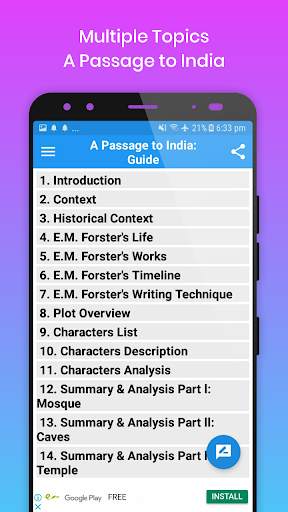 A Passage to India: Guide скриншот 2