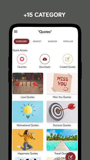 Quotes with Images of All Type – Quotes Creator screenshot 1