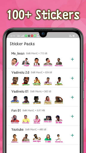 Tamil comedy stickers, whatsapp stickers in tamil screenshot 3