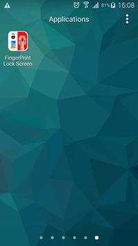 Finger Screen Lock Simulated screenshot 5