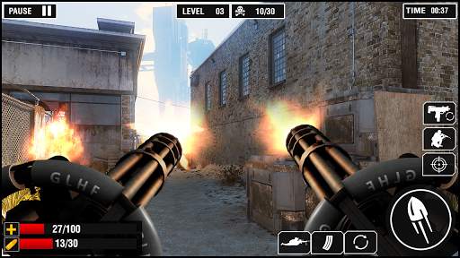 ปืนสงครามจำลอง: การถ่ายภาพที่ดีที่สุด - เกมปืน screenshot 2