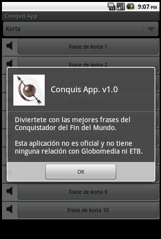 Conquistador App screenshot 2