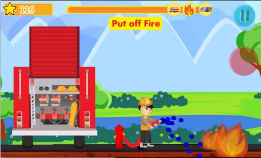 Kids Fire Fighters Training & Rescue Game screenshot 2