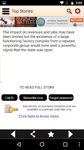Business Standard News screenshot 2