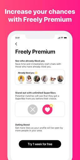 Freely Dating – Like, Chat, Meet and Date screenshot 4