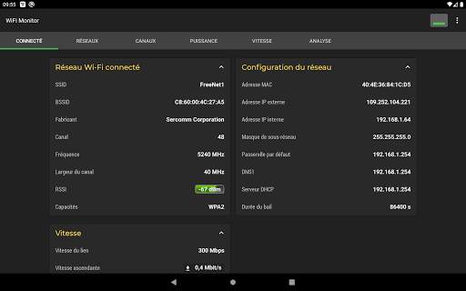 WiFi Monitor: analyseur de réseaux Wi-Fi screenshot 7