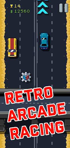 8Bit Highway: Retro Arcade Endless Racing screenshot 1