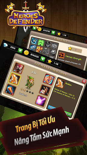 Defender Heroes: Game Chiến Thuật Idle TD screenshot 5