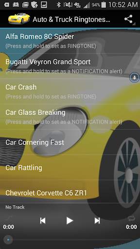 Auto & Truck Ringtones Sounds screenshot 1