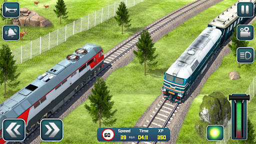 Euro Train Driver Train Games screenshot 4