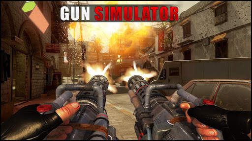 Gun simulator : War Guns Game Simulation Shooter screenshot 1