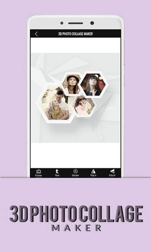 3D photo collage maker 3 تصوير الشاشة