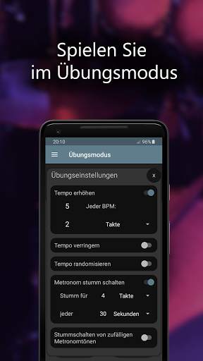 Camtronome - metronom, kamera screenshot 2
