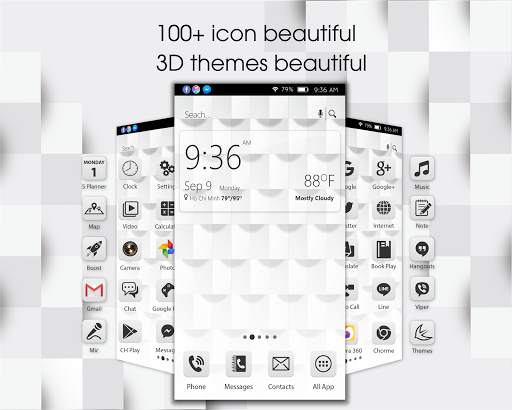 AZ launcher: beauty, fast them screenshot 3