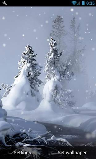 Winter Snow Live Wallpaper screenshot 5