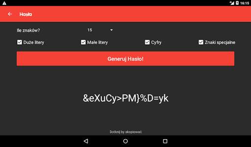 Randomizer  Generator losowych wyborów liczb haseł screenshot 11