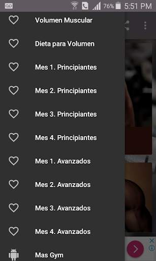 Rutinas de Gimnasio. Fitness screenshot 2