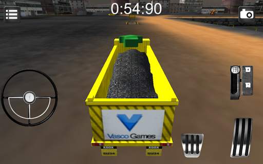 Heavy dump truck 3D parking screenshot 2