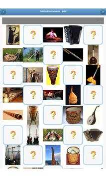 Musical instruments - quiz screenshot 5